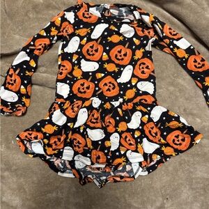 Bums  & Roses Halloween Glows in the dark  Ruffle dress